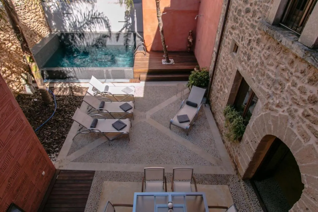 Nyaraló Casa Murallas Para 6 Con Piscina En Alcudia Cerca De Playas Spanyolország